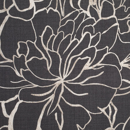 Spanish Gray Floral Woven