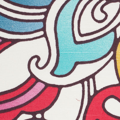 Spanish Spring Floral Woven Detail