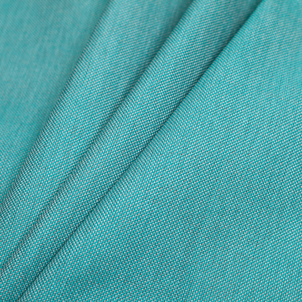 Turkish Turquoise Spotted Polypropylene Woven - Folded