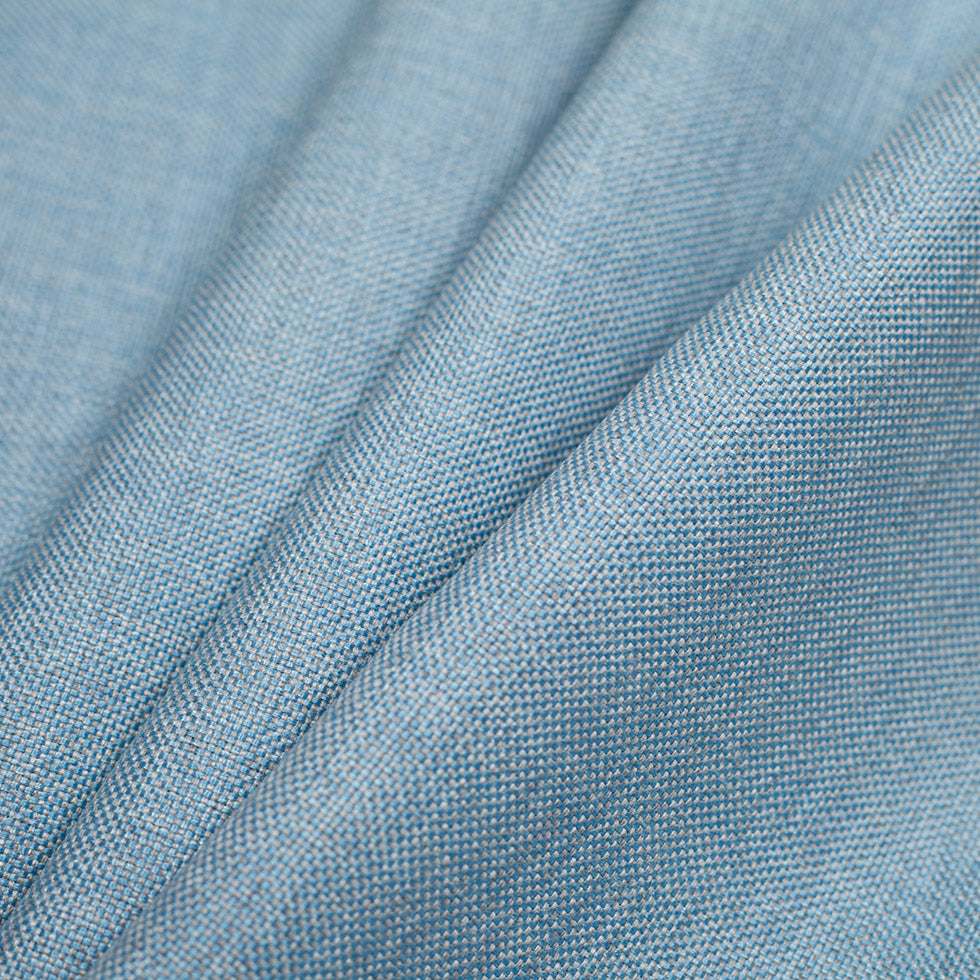 Turkish Cloud Blue Spotted Polypropylene Woven - Folded