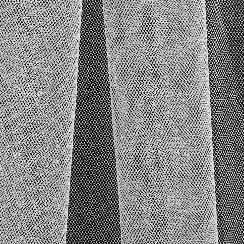 White Diamond Net Nylon Tulle - Detail