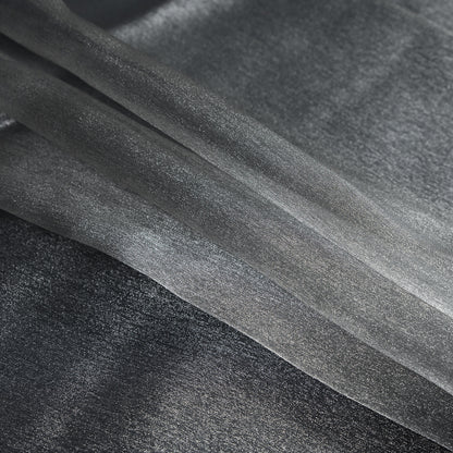 Silver Iridescent Nylon Organza Detail