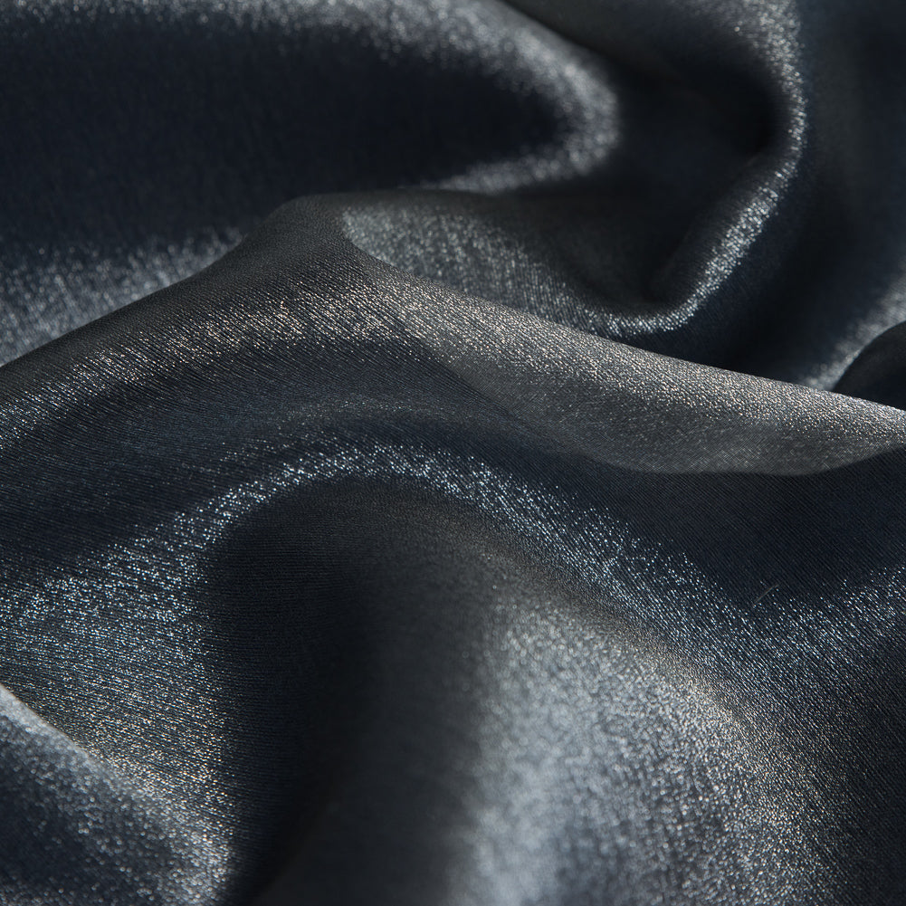 Silver Iridescent Nylon Organza Full