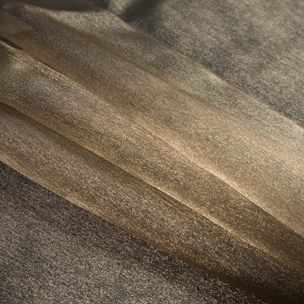 Gold Iridescent Nylon Organza Detail