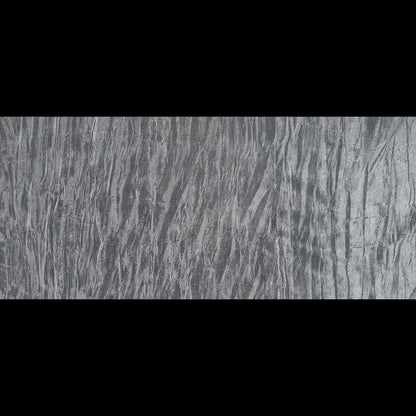 Silver Crushed Nylon Organza - Folded