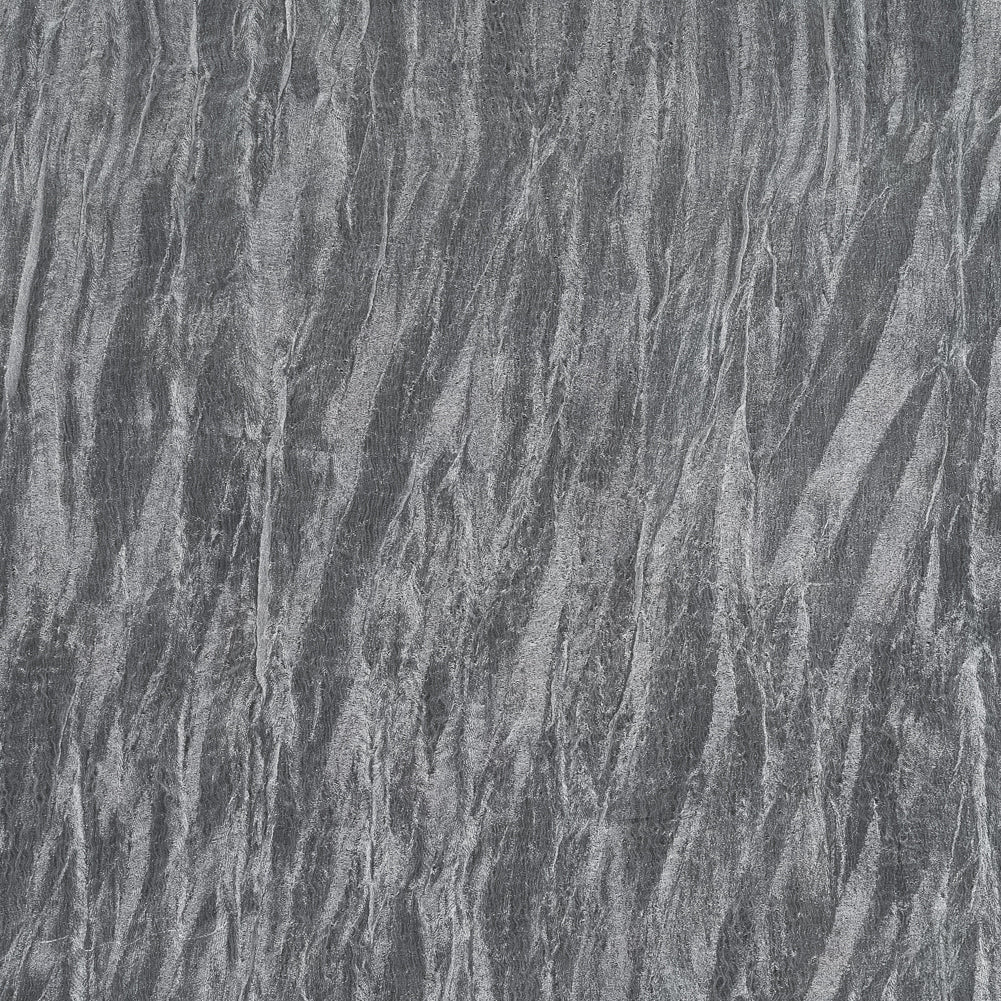 Silver Crushed Nylon Organza