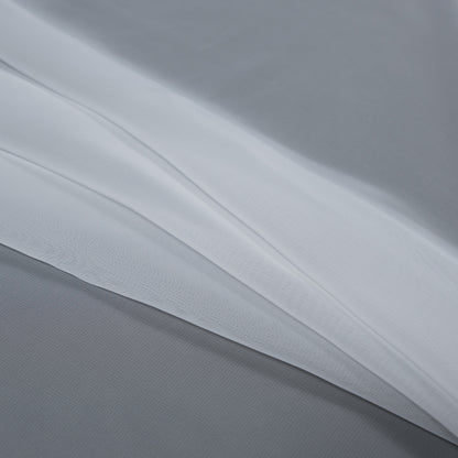 Polyester Chiffon - White - Regina Collection Detail