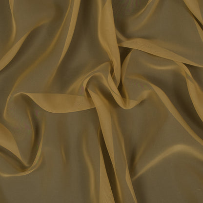 Antique Gold Polyester Chiffon