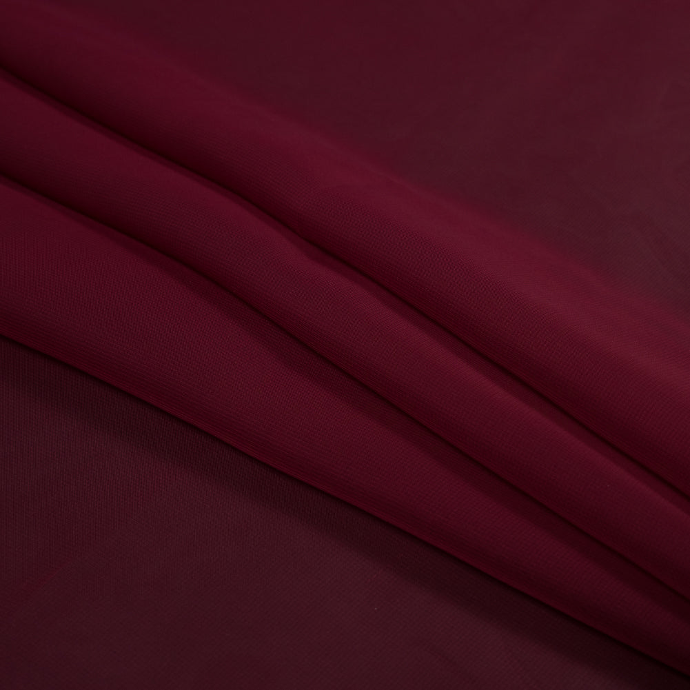 Garnet Polyester Chiffon - Detail