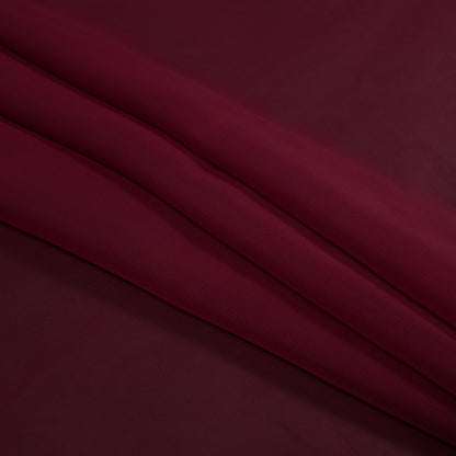 Garnet Polyester Chiffon - Detail