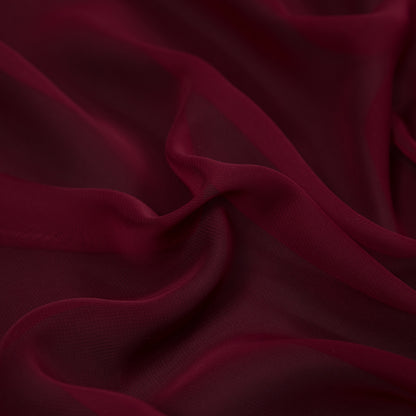 Garnet Polyester Chiffon - Full