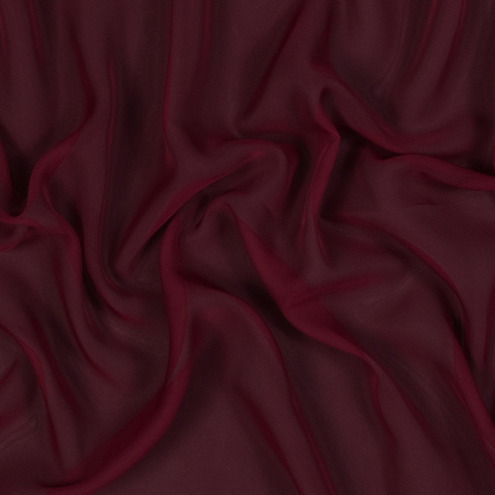 Garnet Polyester Chiffon