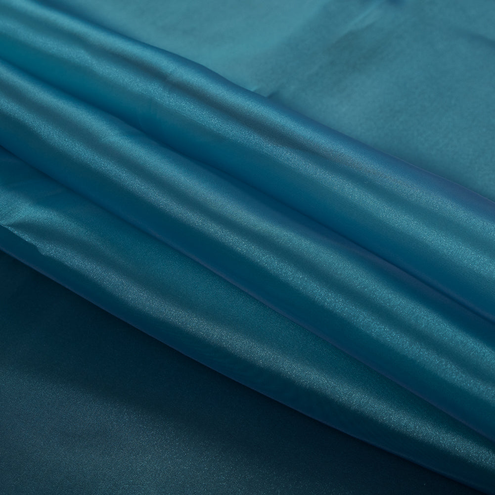 Iridescent Polyester Organza - Jade Detail