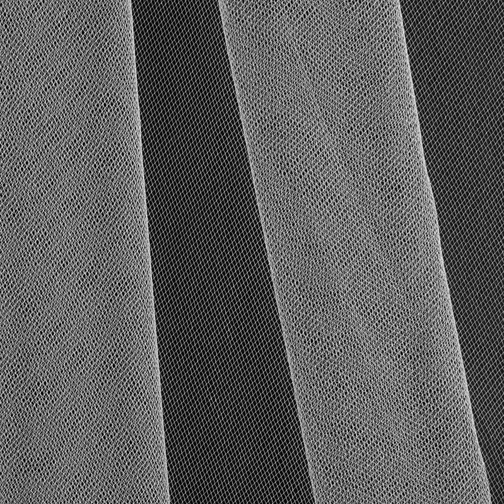 Nylon Tulle 108" - Light Silver - Pavlova Wide Collection Folded