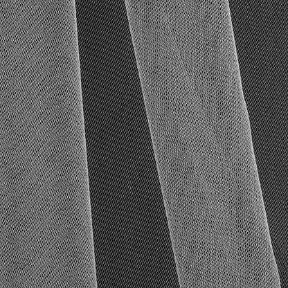 Nylon Tulle 108" - Light Silver - Pavlova Wide Collection Folded