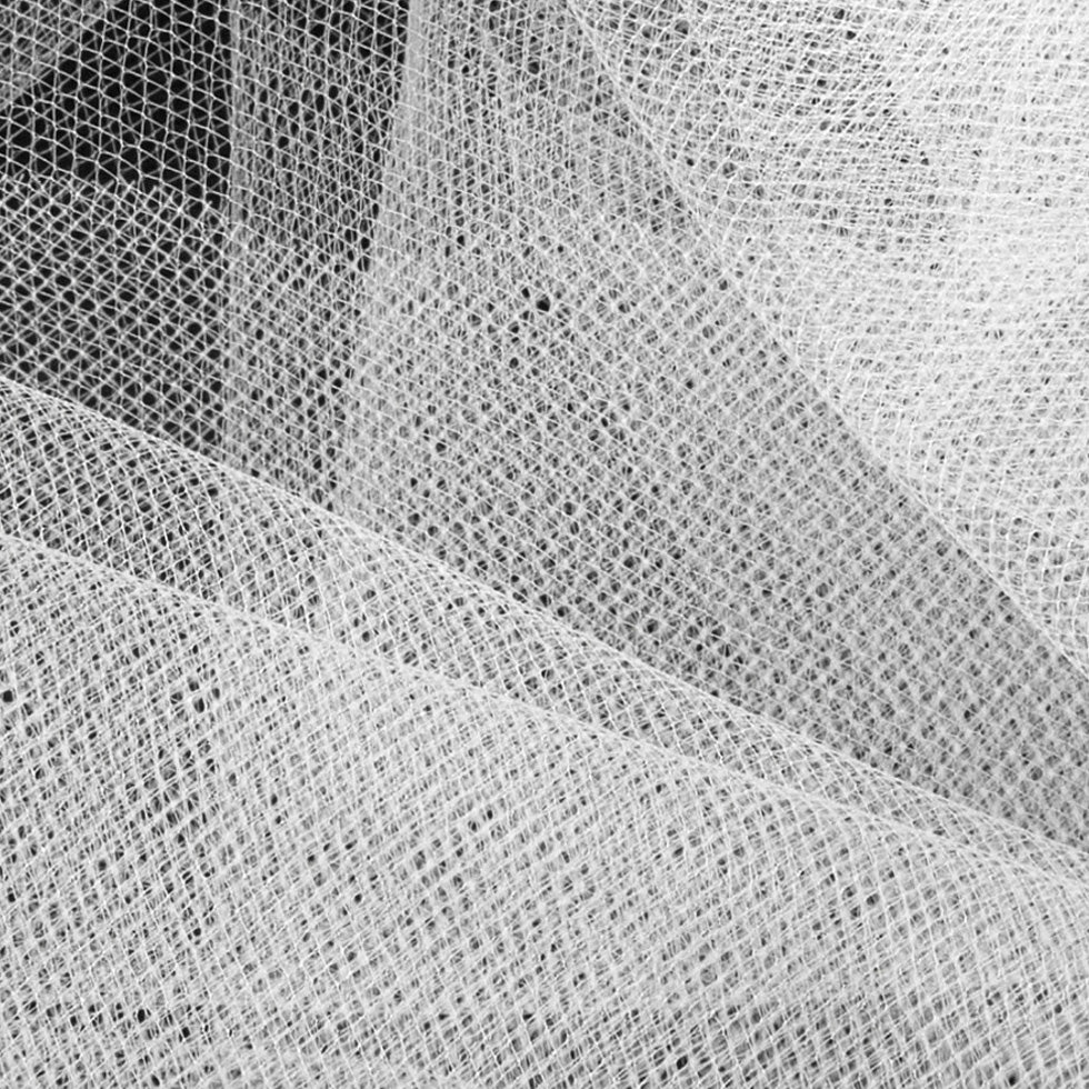 Nylon Tulle 108" - White - Pavlova Wide Collection Detail