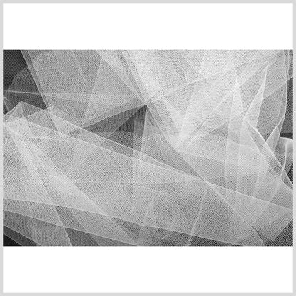 Nylon Tulle 108" - White - Pavlova Wide Collection Full