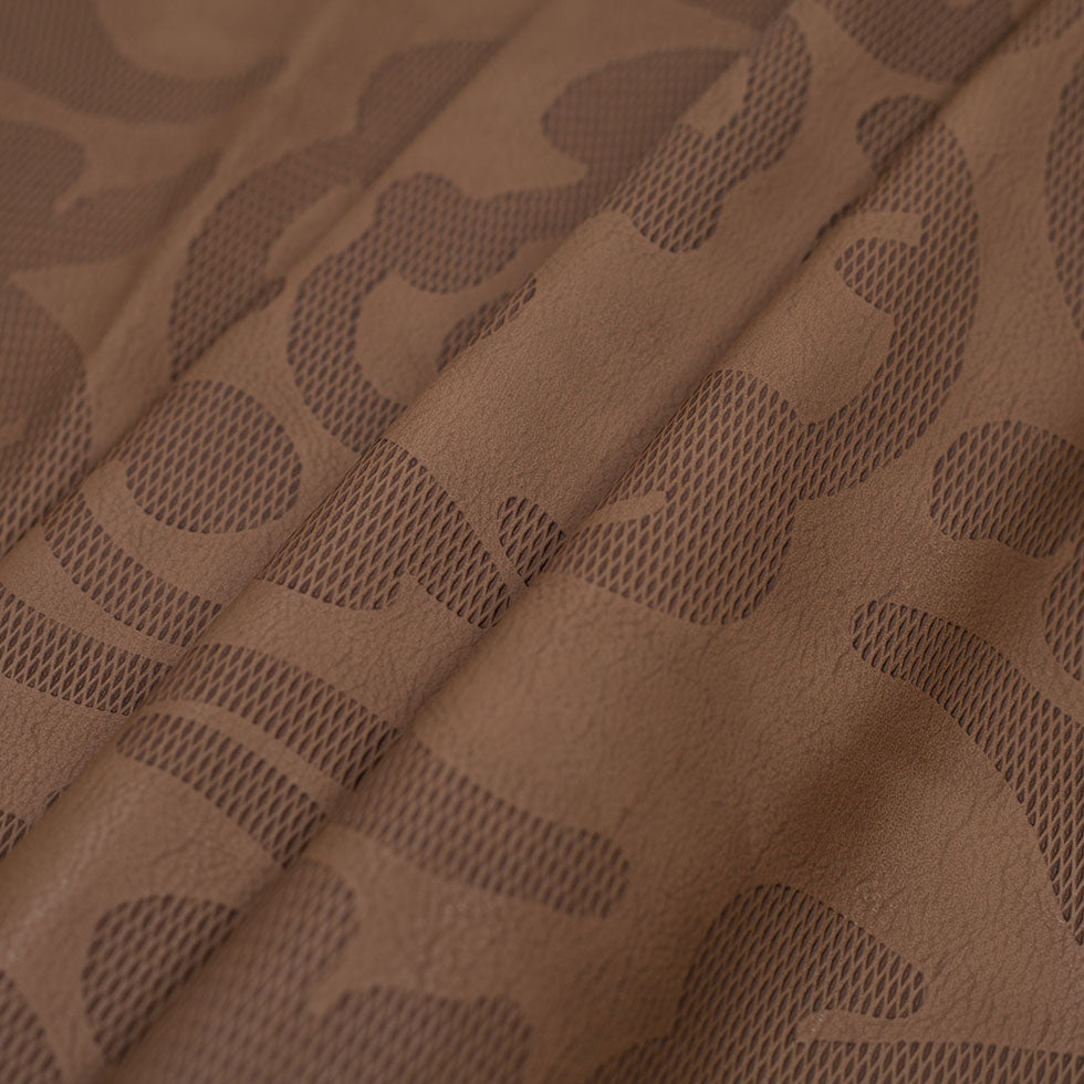 Brown Textured Vinyl Folded