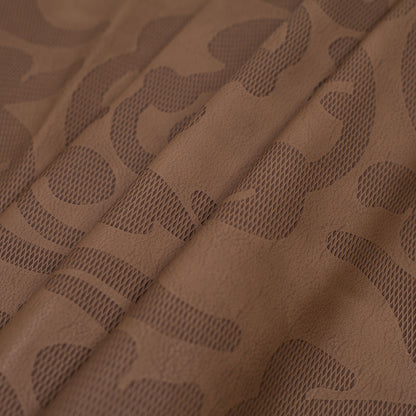 Brown Textured Vinyl Folded
