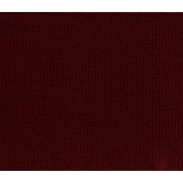 Dark Cardinal Red Rib Knit Trim - 7" x 38"