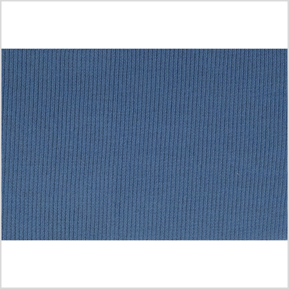 Columbia Blue Rib Knit - 7 X 38