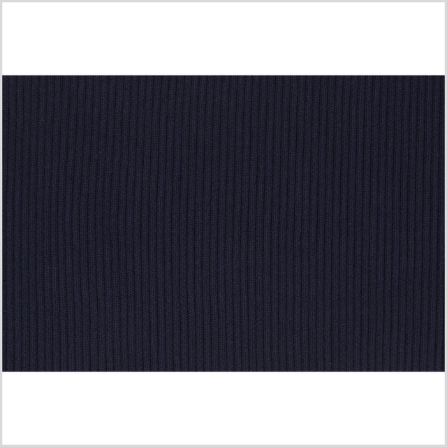 True Navy Rib Knit Trim - 7 x 38