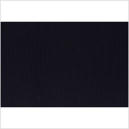 Dark Navy Rib Knit Trim - 7" x 38"