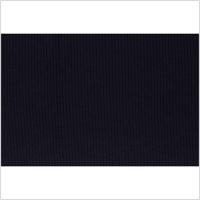 Dark Navy Rib Knit Trim - 7" x 38"