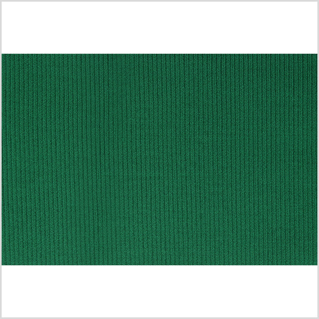 HB. Kelly Green Rib Knit Trim - 7" x 38"