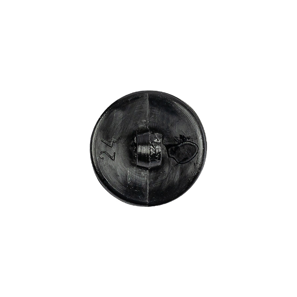 Metallic Silver Button - 24L/15mm - Detail