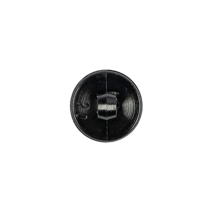 Italian Metallic Silver Shank Back Button - 20L/12.5mm - Detail