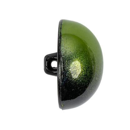 Metallic Green Button - 44L/28mm - Folded