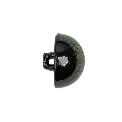Metallic Green Button - 32L/20mm Folded