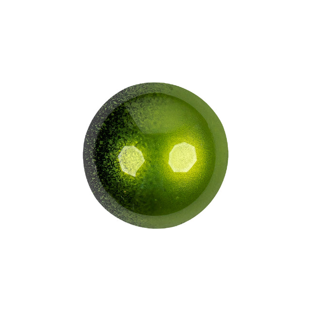 Metallic Green Button - 32L/20mm