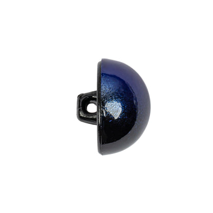 Metallic Navy Blue Button - 32L/20mm Folded