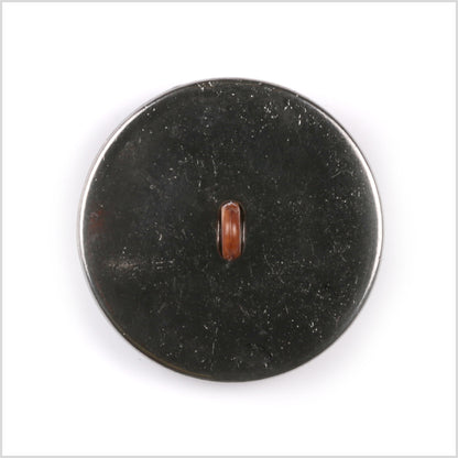 Dark Brown Zamac Button - 32L/20mm - Detail