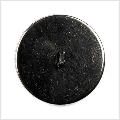 Black Zamac Button - 44L/28mm - Detail