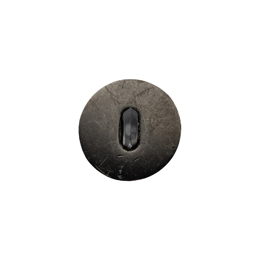 Dark Gray Zamac Button - 24L/15mm - Detail
