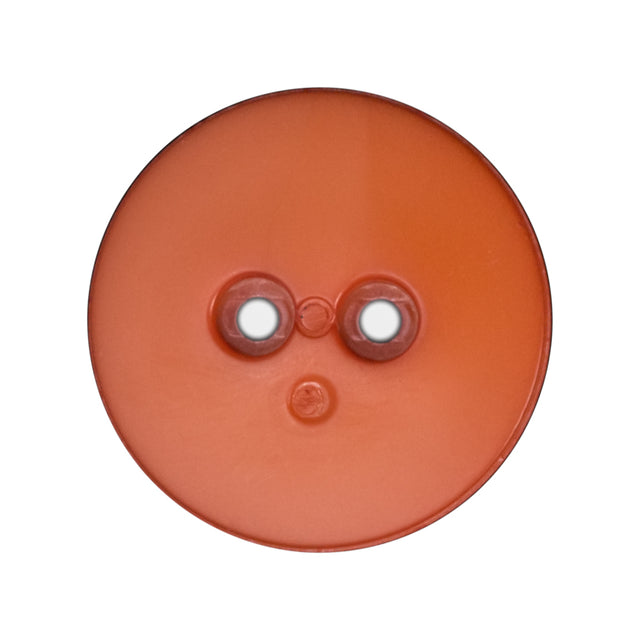 Orange Plastic Button - 44L/28mm