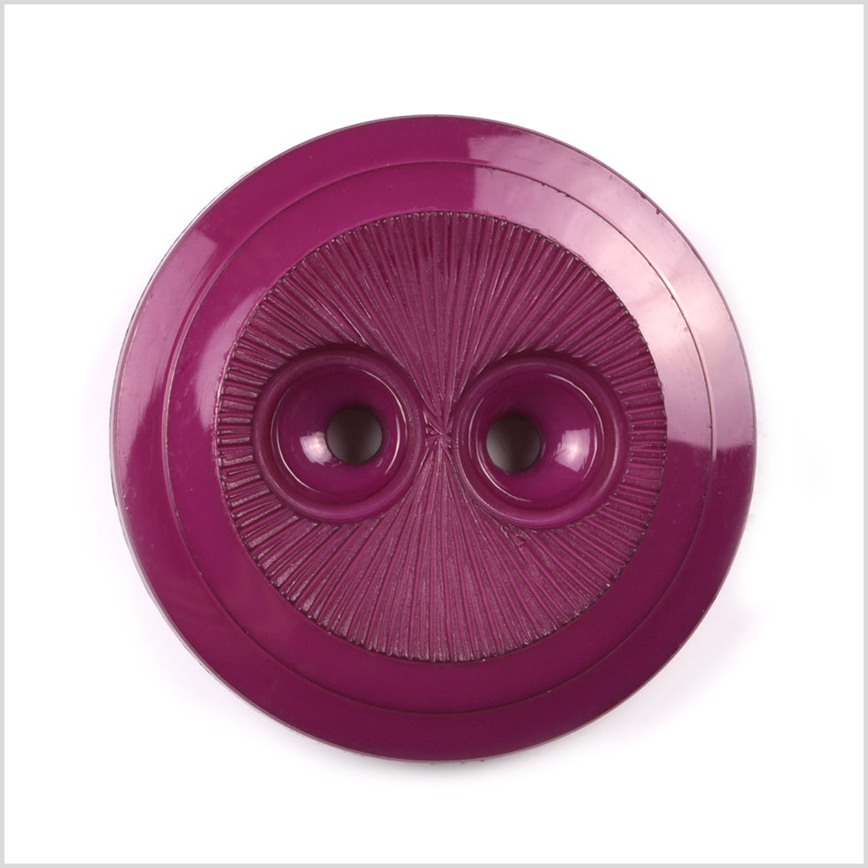 Purple Plastic Button - 36L/23mm