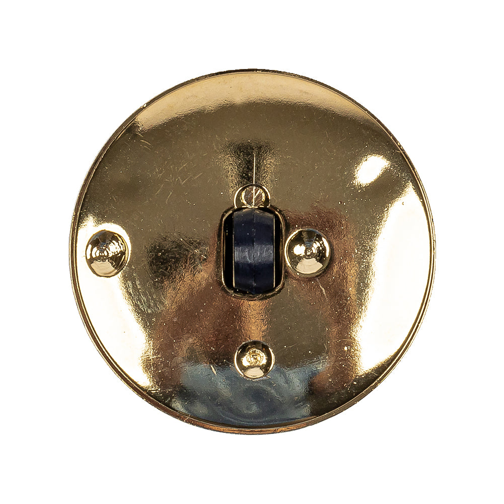 Navy/Gold Rhinestone Button - 44L/28mm Detail