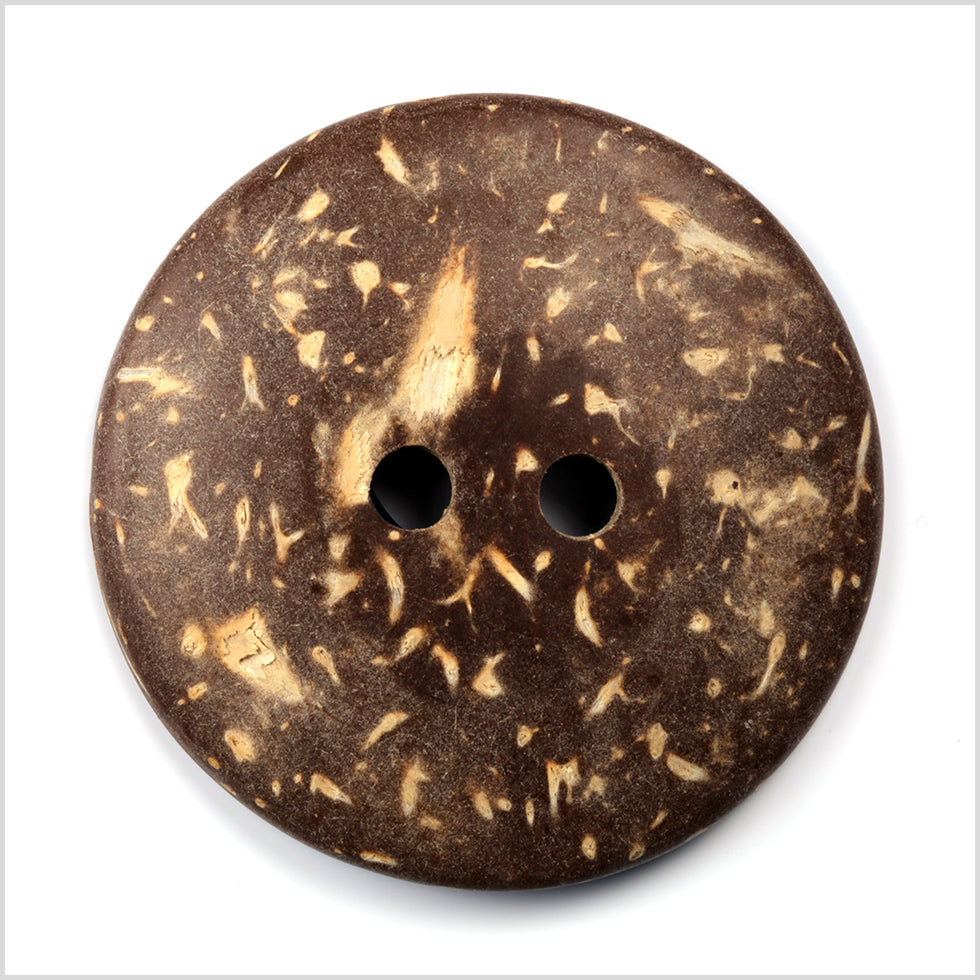 Blue Coconut Button - 40L/25mm - Detail
