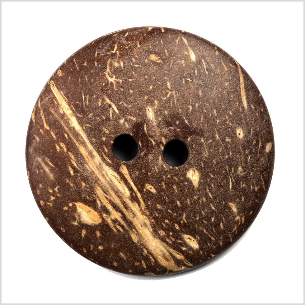Purple 2-Hole Coconut Button - 80L/50.8mm Detail