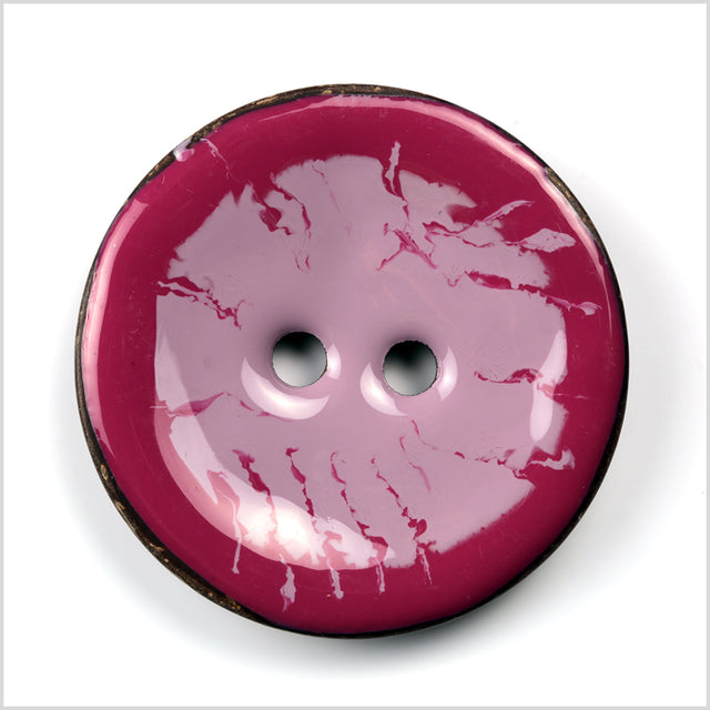 Purple 2-Hole Coconut Button - 80L/50.8mm
