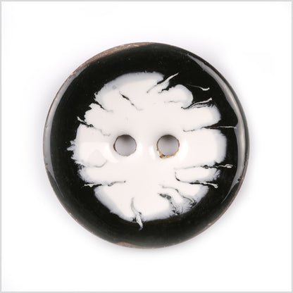 White/Black Coconut Button - 80L/50.8mm