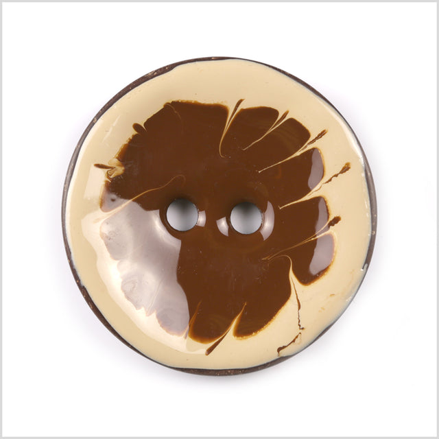 Brown Coconut Button - 80L/50.8mm