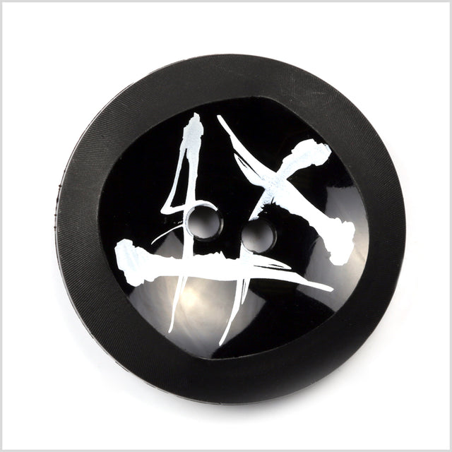 Nat Pastic Button - 28L/18mm