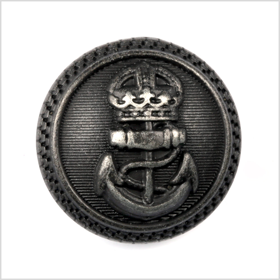 Black Spazz Anchor Button - 40L/25.5mm
