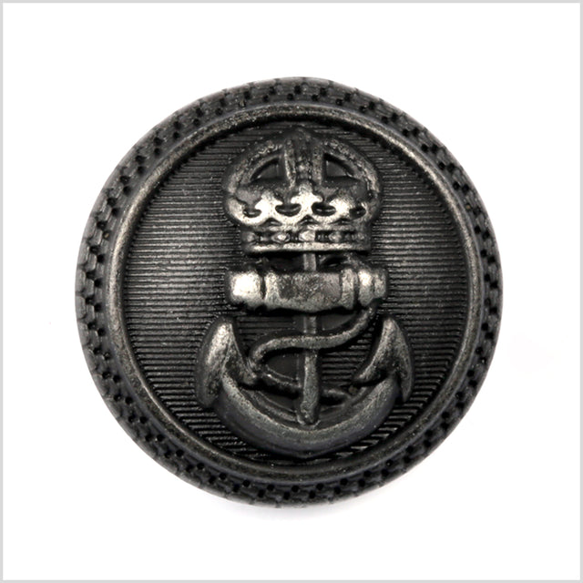 Black Spazz Anchor Button - 40L/25.5mm