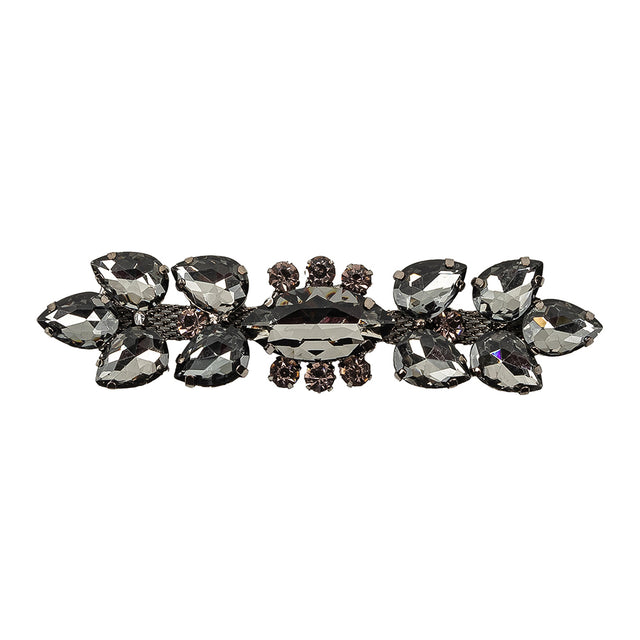 Gunmetal Sew-on Applique -  4 x 0.875
